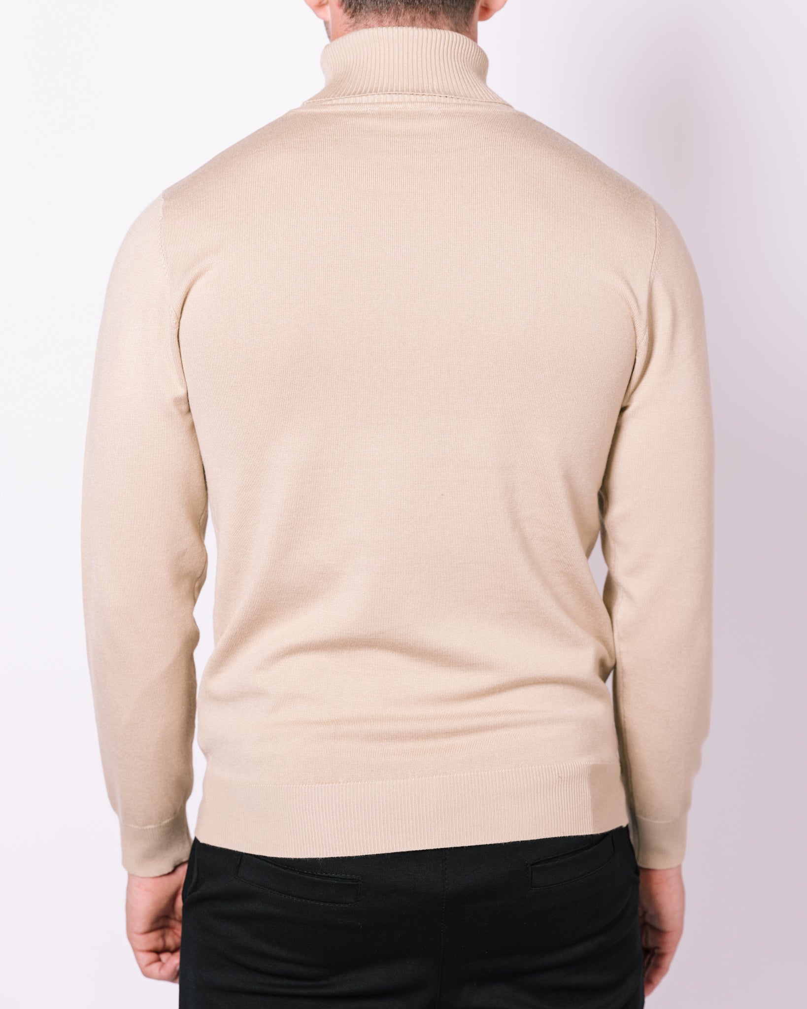 Roll Neck Sweater Apricot