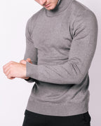 Roll Neck Sweater Grey