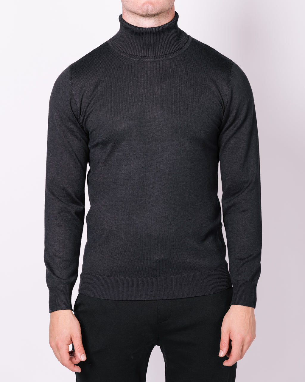 Roll Neck Sweater Navy
