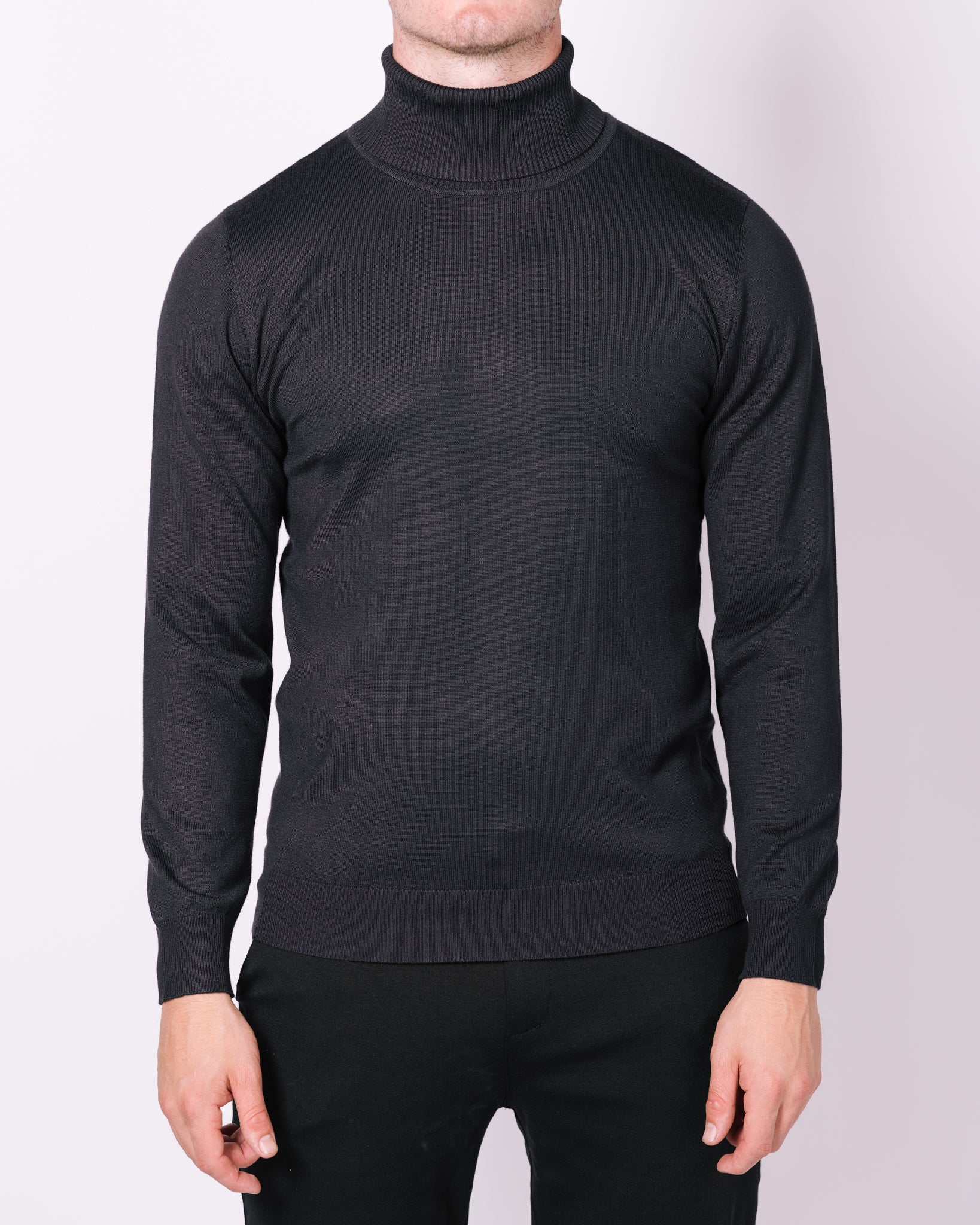 Roll Neck Sweater Navy