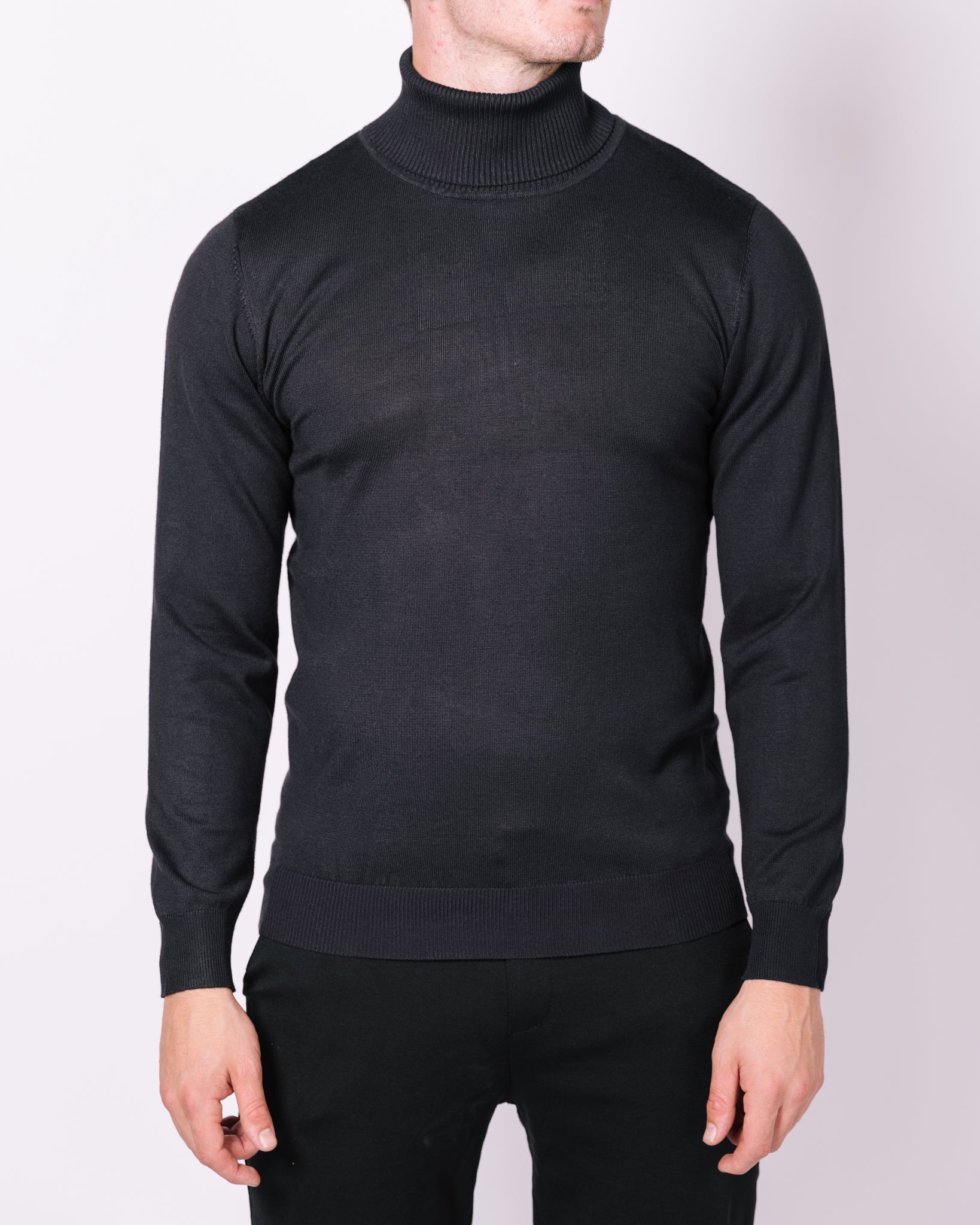 Roll Neck Sweater Navy