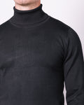 Navy Roll Neck Sweatshirts