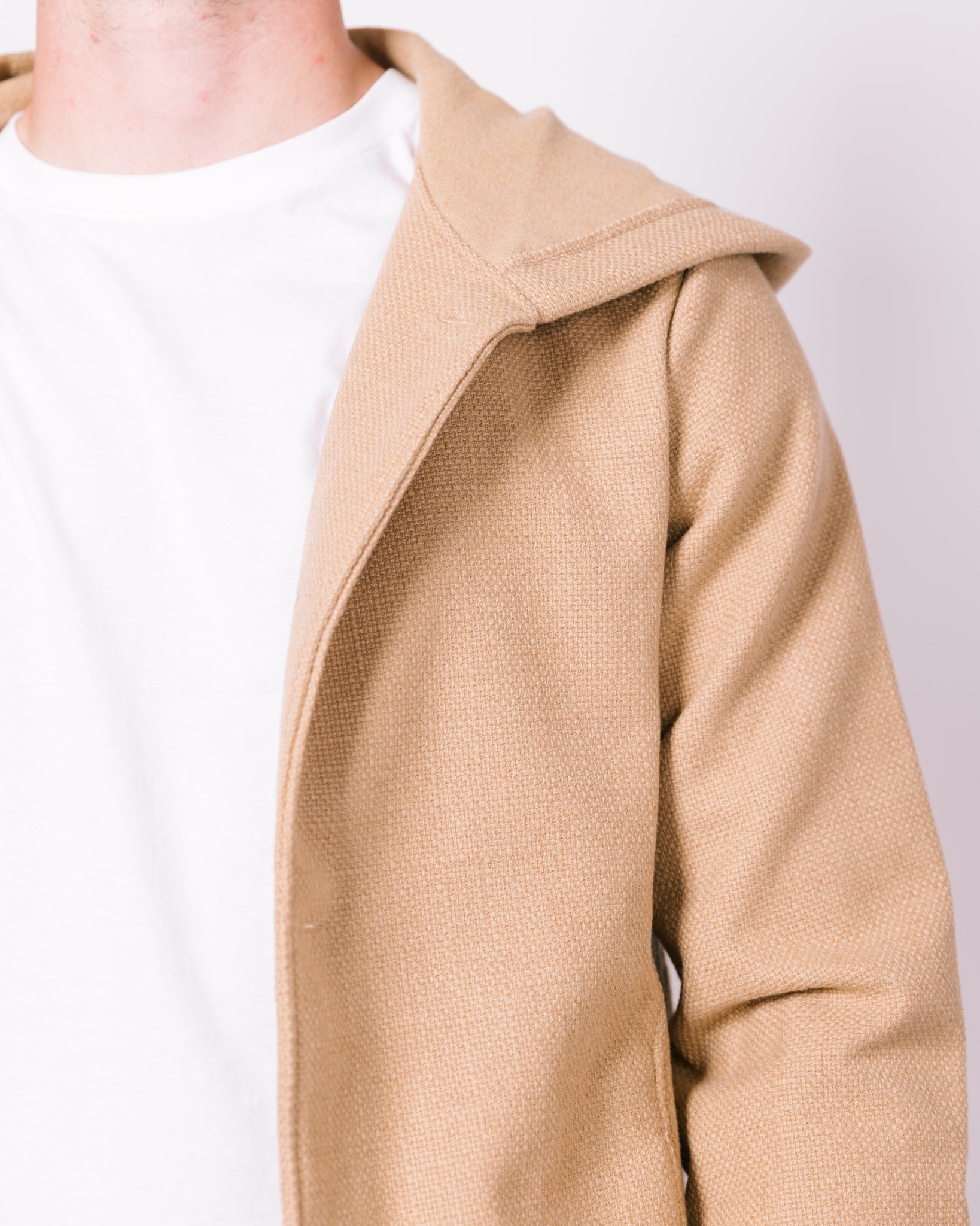 Camel Button Up Coat