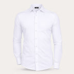 White Classic Plain Cotton Shirt