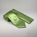 MC Satin - Tie & Pocket Square Set in Light Green