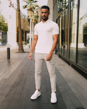 Slim Fit Cargo Jogger Pants with Flap Pockets